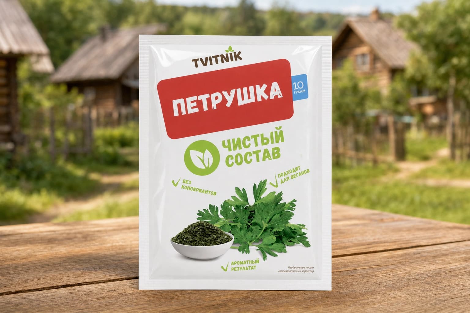 Зелень петрушки  сушеная ТМ "Tvitnik" 10 г