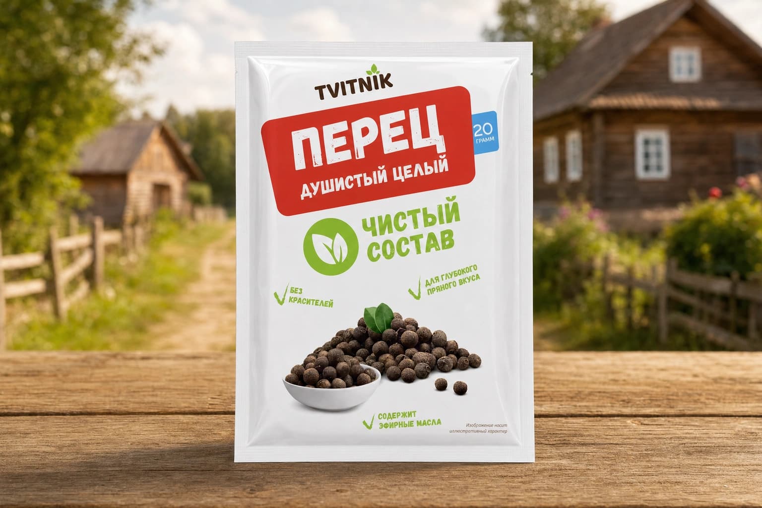 Перец душистый целый ТМ "Tvitnik" 20 г