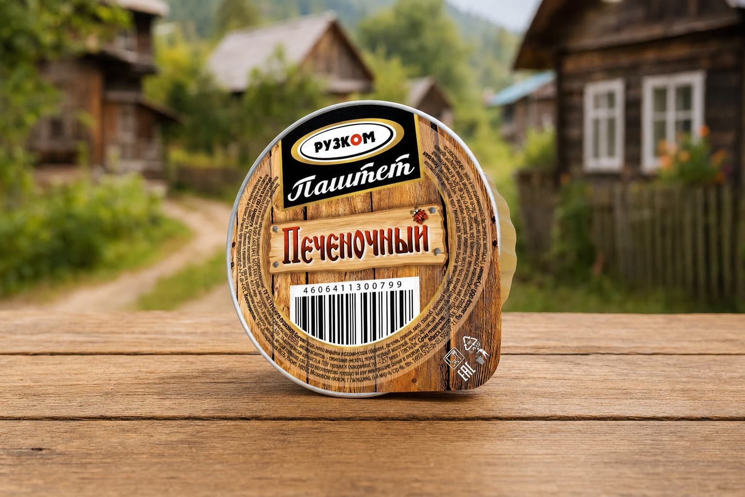 Паштет печеночный с оливковым маслом ламистер 0,100 ТМ "Рузком"