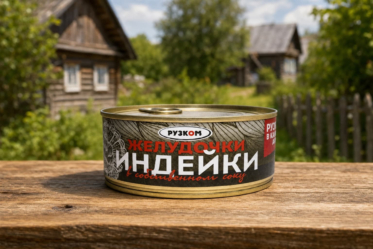 Желудочки индейки в собственном соку 0,325 ТМ "Рузком"
