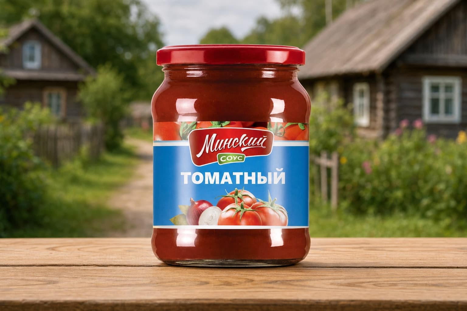 Соус томатный "Минский Томатный" в стеклянной банке 490 г