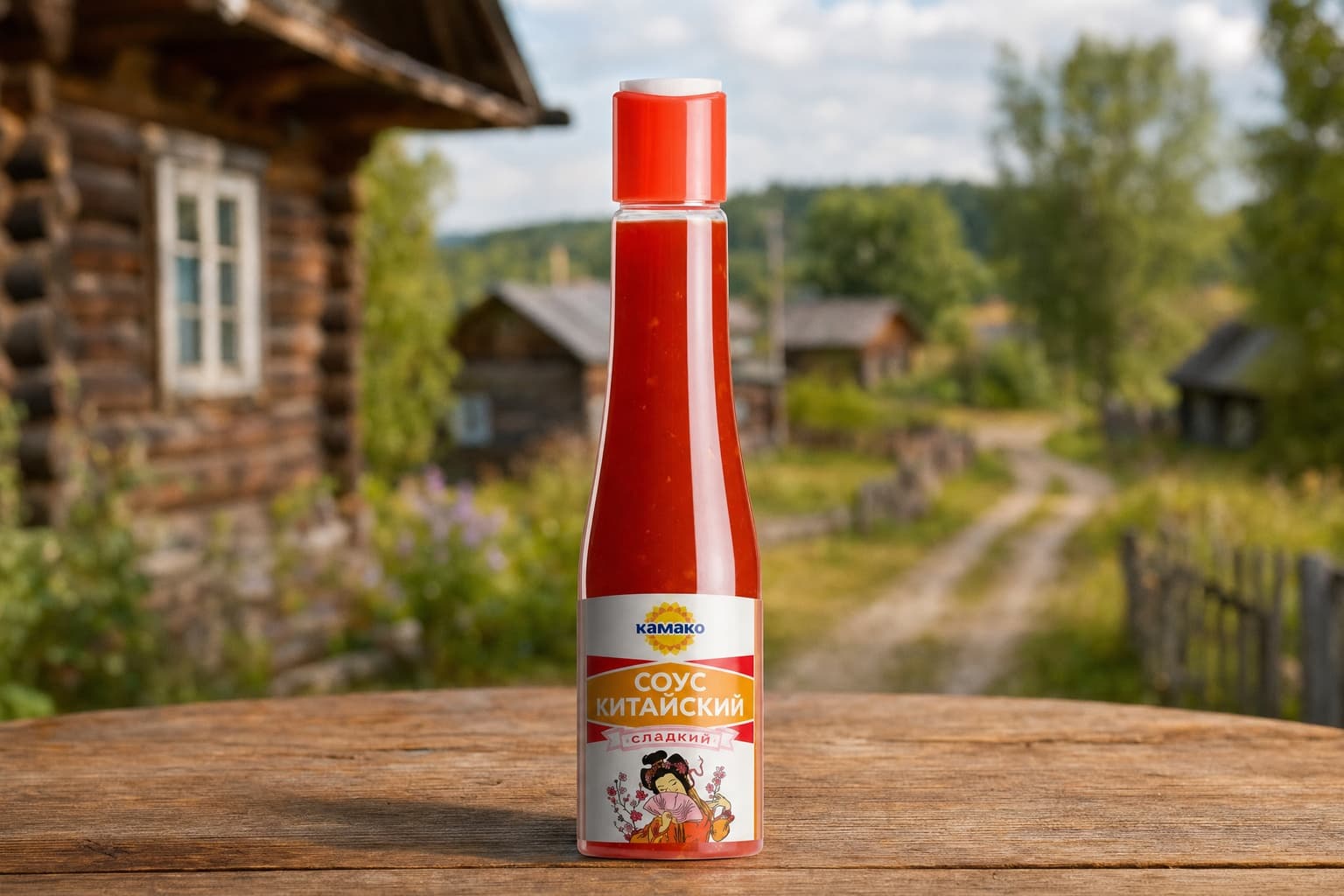 Соус оригинальный "Перечный китайский сладкий" т.з. "КАМАКО" в полимерной бутылке 180г