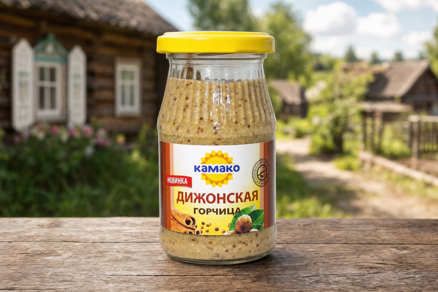 Горчица пищевая "Дижонская" т.з. "КАМАКО" в стеклянной банке твист-офф 170 г