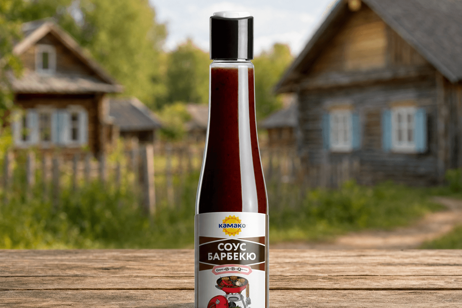 Соус оригинальный "Барбекю BBQ" т.з. "КАМАКО" в полимерной бутылке 180 г