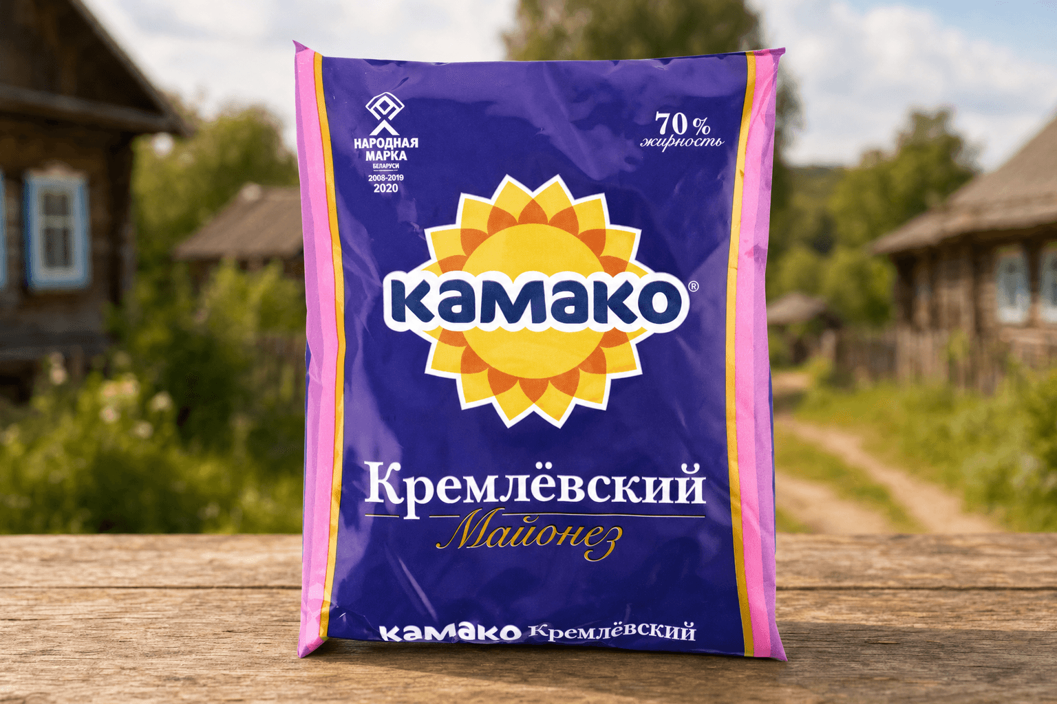 Майонез "Кремлёвский" высококалорийный т.з. "КАМАКО" в упаковке из комбинированной пленки Дой-Пак 380 г/400 мл