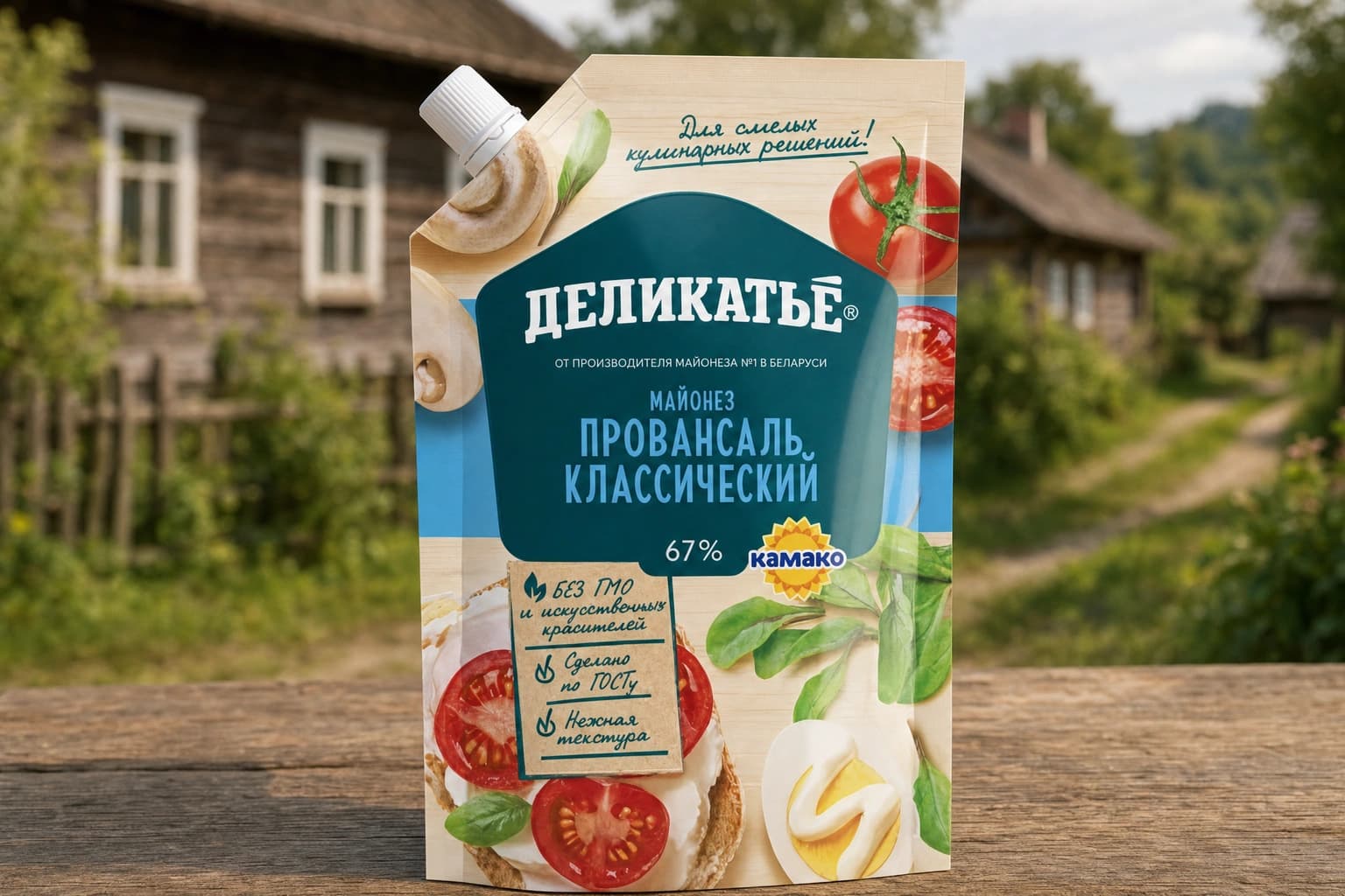 Майонез "Провансаль Классический" в упаковке из комбинированной плёнки Дой-Пак 380 г