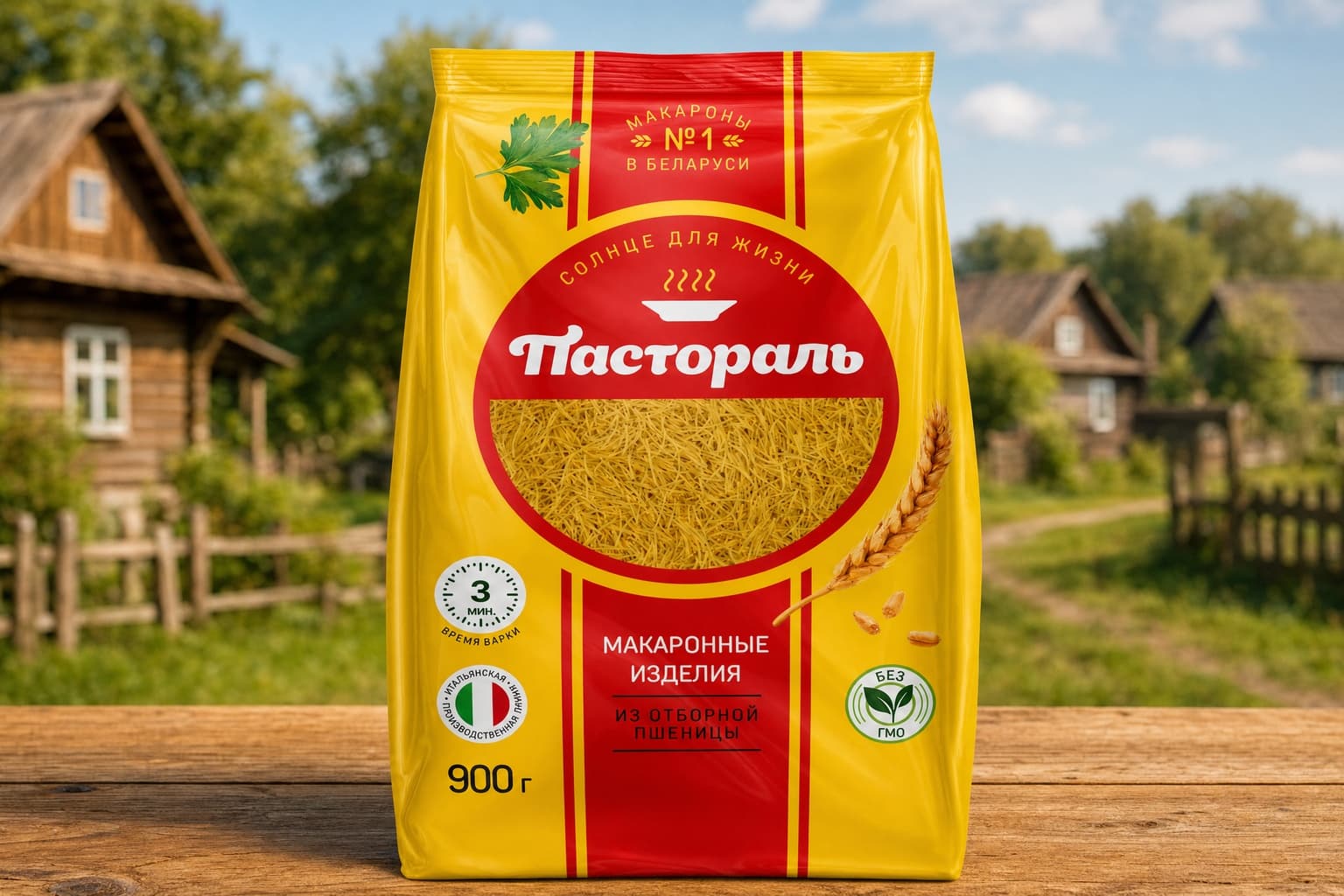 Вермишель гр. В в/сорт ф.0,9 кг Борисовский КХП