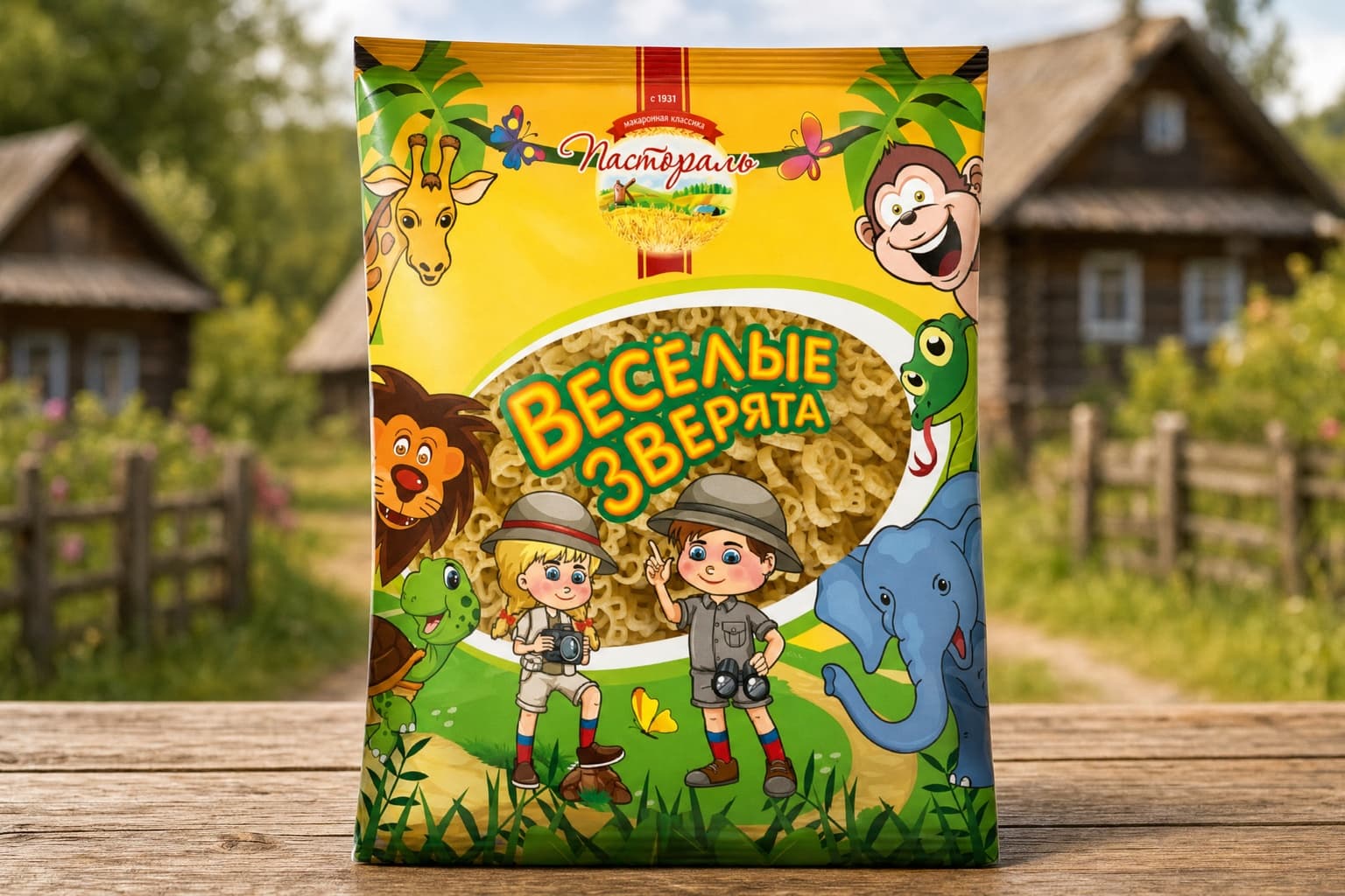 Веселые зверята гр.В в/сорт ф.0,9 кг Борисовский КХП