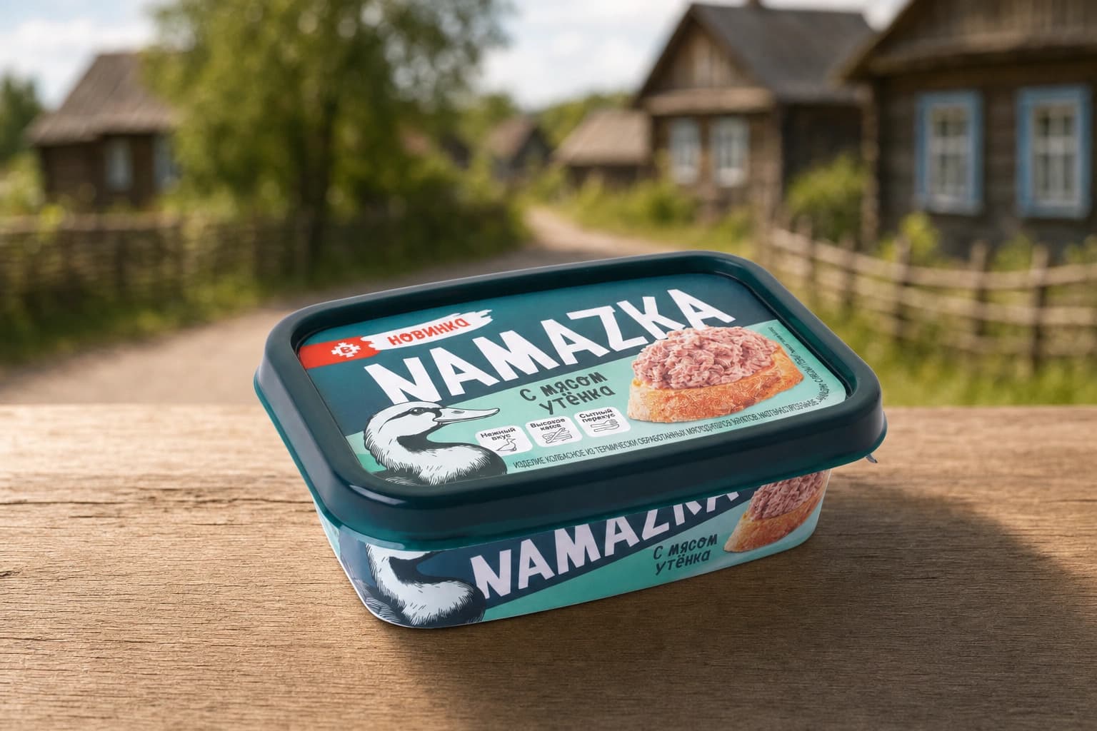 Намазка с мясом утенка изд мясо-раст вар. 150г Брестский МК