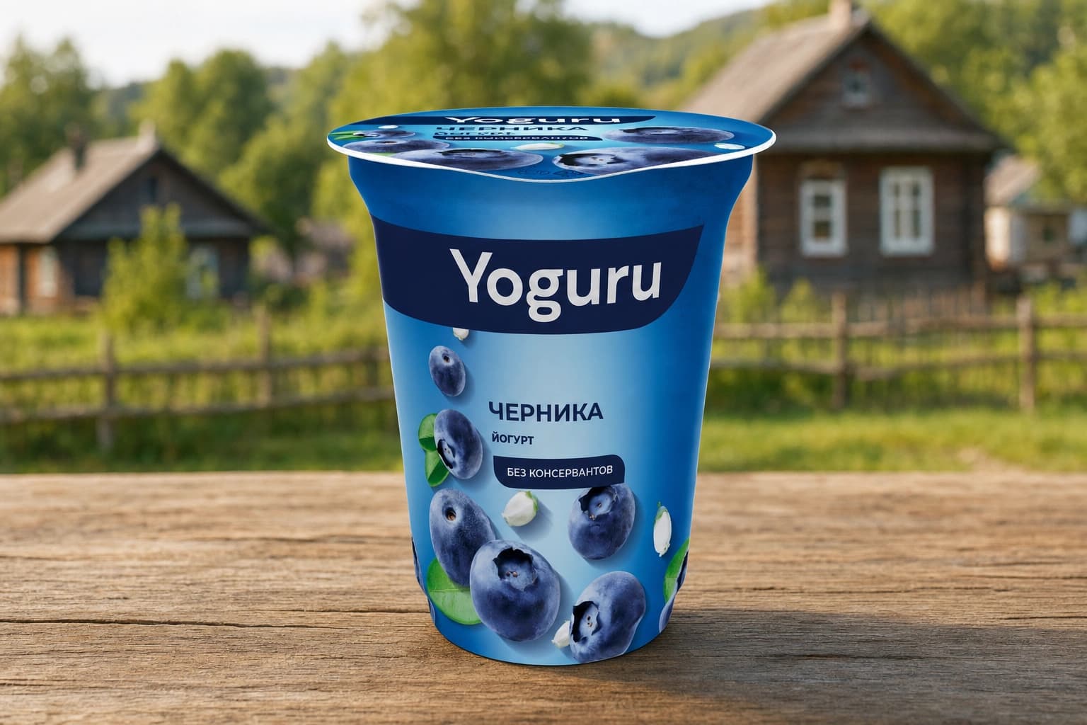 Йогурт "Греческий" с м.д.ж.1,5% , п/ст, 0,180 кг, т.м.Yoguru Молочный гостинец ПУ