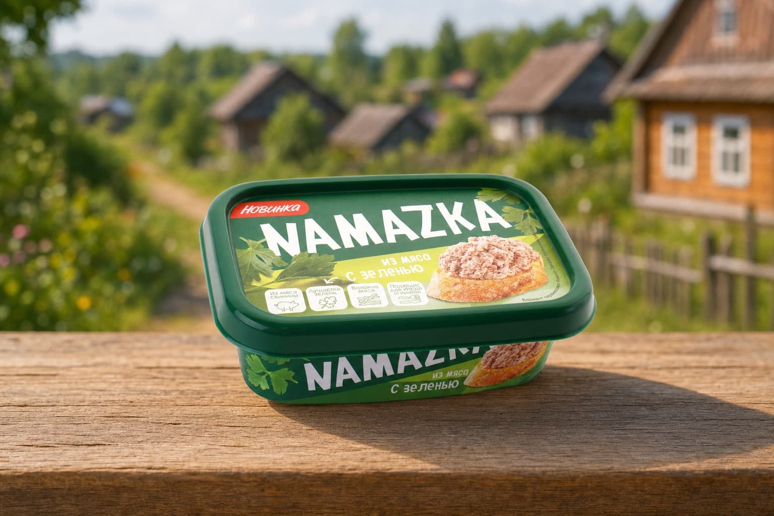 Намазка с зеленью изд мясосодер. вар.150г Брестский МК