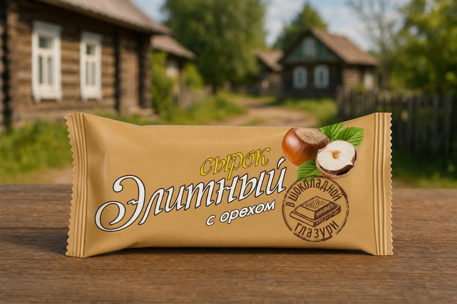Сырок "Элитный" 20,0% пленка 38 г орех