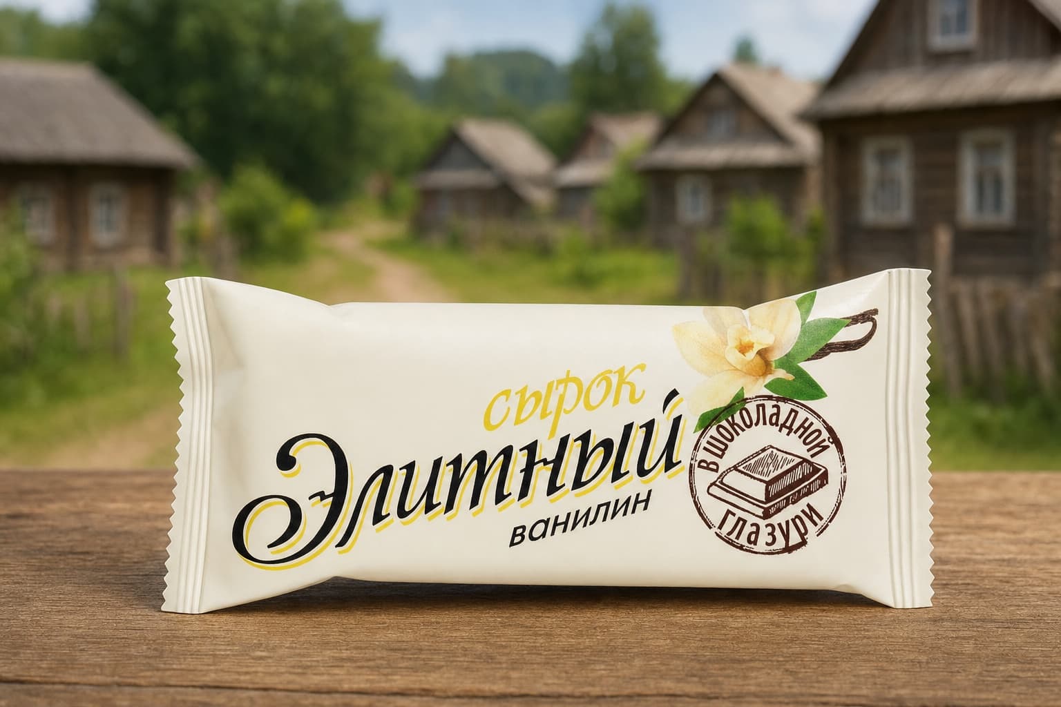 Сырок "Элитный" 26,0% пленка 38 г ванилин