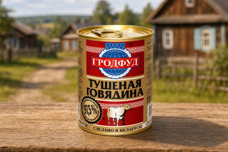 Говядина тушеная 338 г. ТМ "Гродфуд"