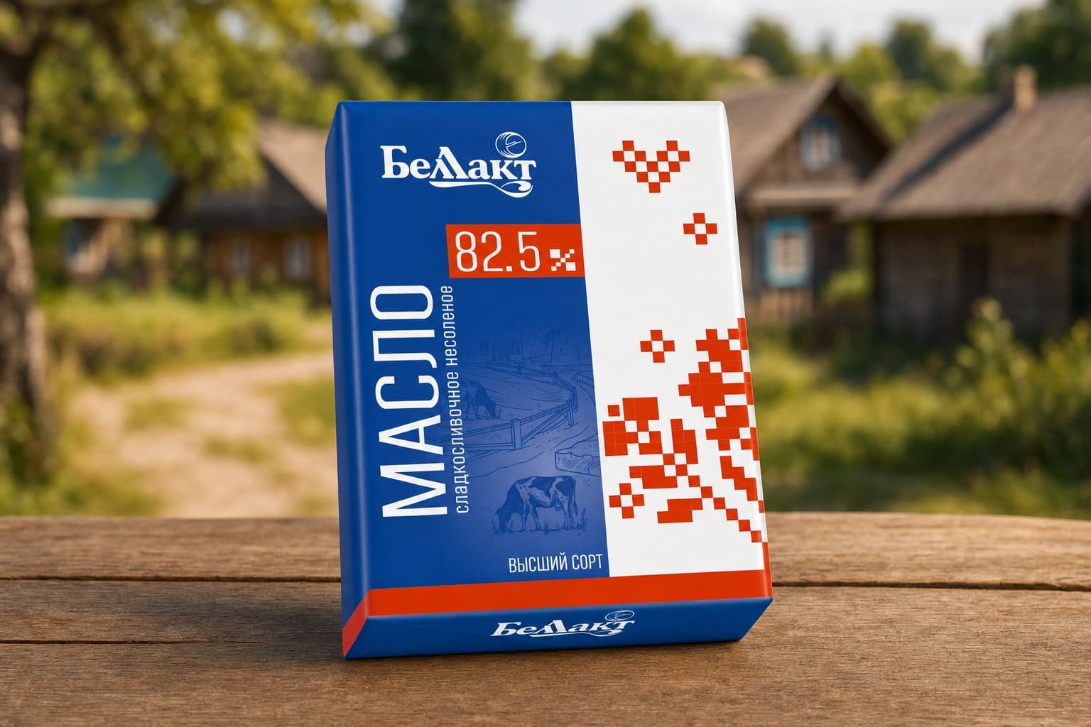Масло сладкосливочное несоленое, массовая доля жира 82,5 %, в кашированной фольге, 180 г