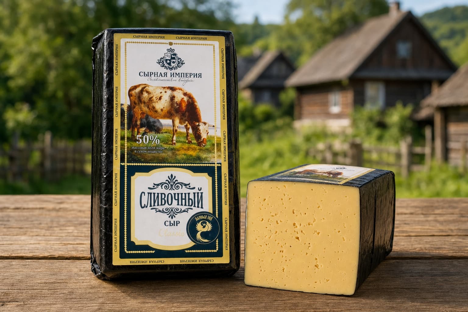 Сыр "Сливочный" ТМ Сырная Империя (Ошмяны)
