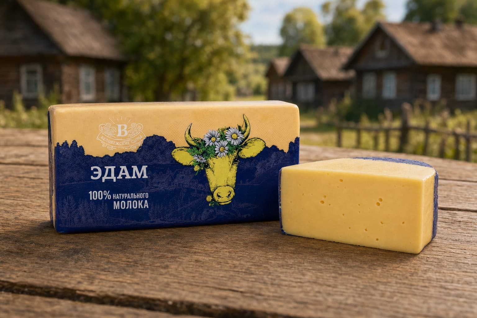 Сыр "Эдам" 45% ОАО "Беловежские сыры"