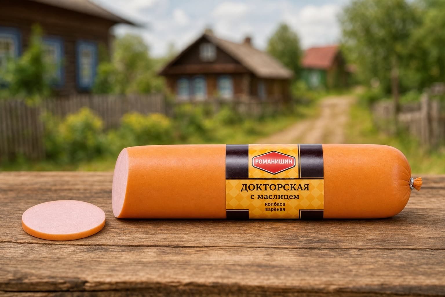 Колбаса "Докторская с маслицем"  Мясное колбасное изделие вареное, категория В  