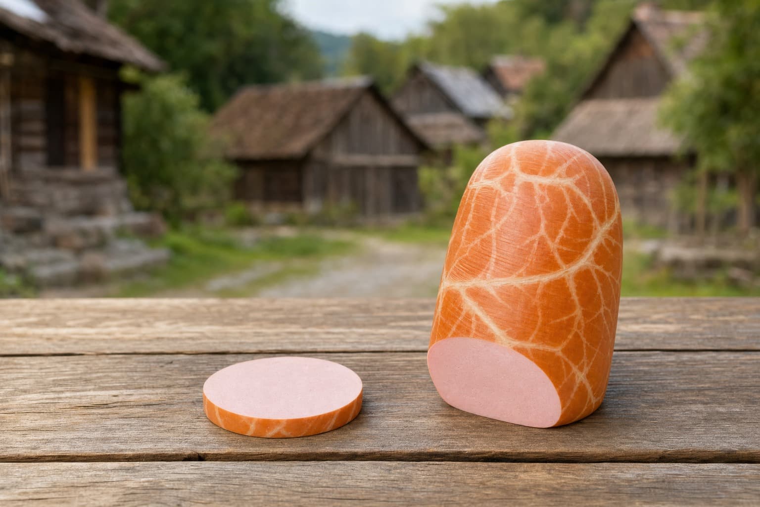 Колбаса вареная "Докторская из печи".  Мясной продукт категории А. 