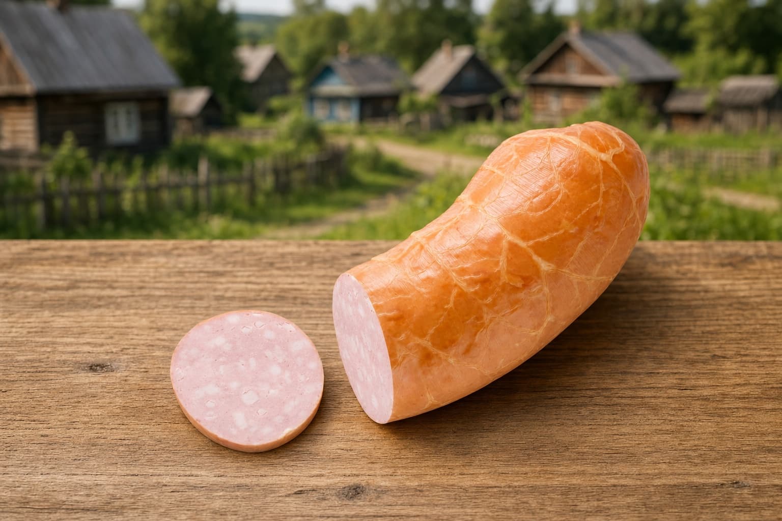 Колбаса "Любительская из печи".   Мясное вареное колбасное изделие, категория Б.