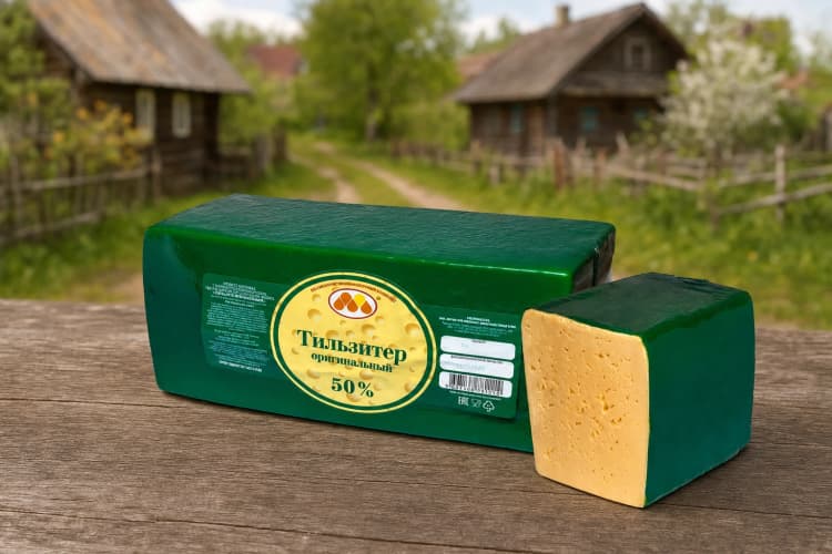 Сыр Тильзитер (Беловежские сыры) 45%