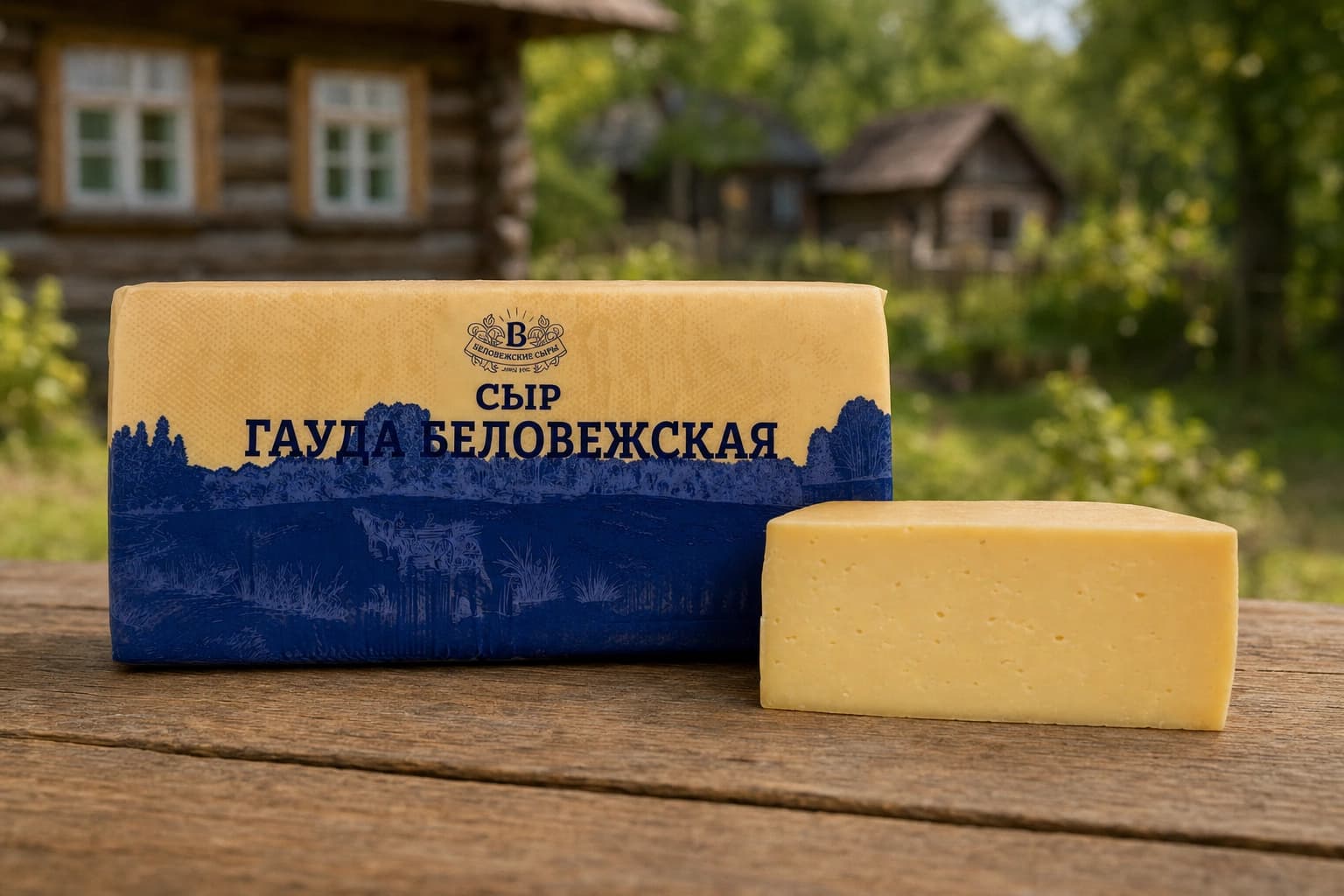 Сыр "Гауда Беловежская" 45% ОАО "Беловежские сыры"