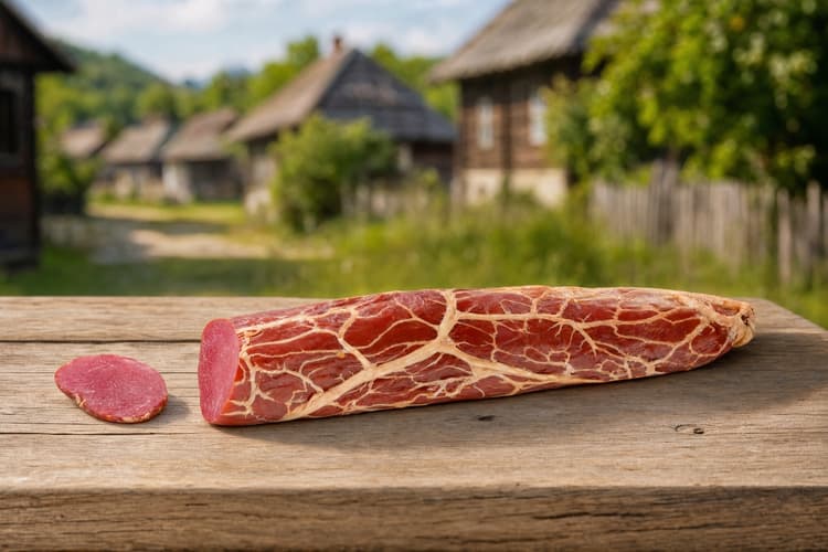 ВЫРЕЗКА СВИНАЯ "ЛЮКС" Продукт из мяса сырокопченый, категория А 