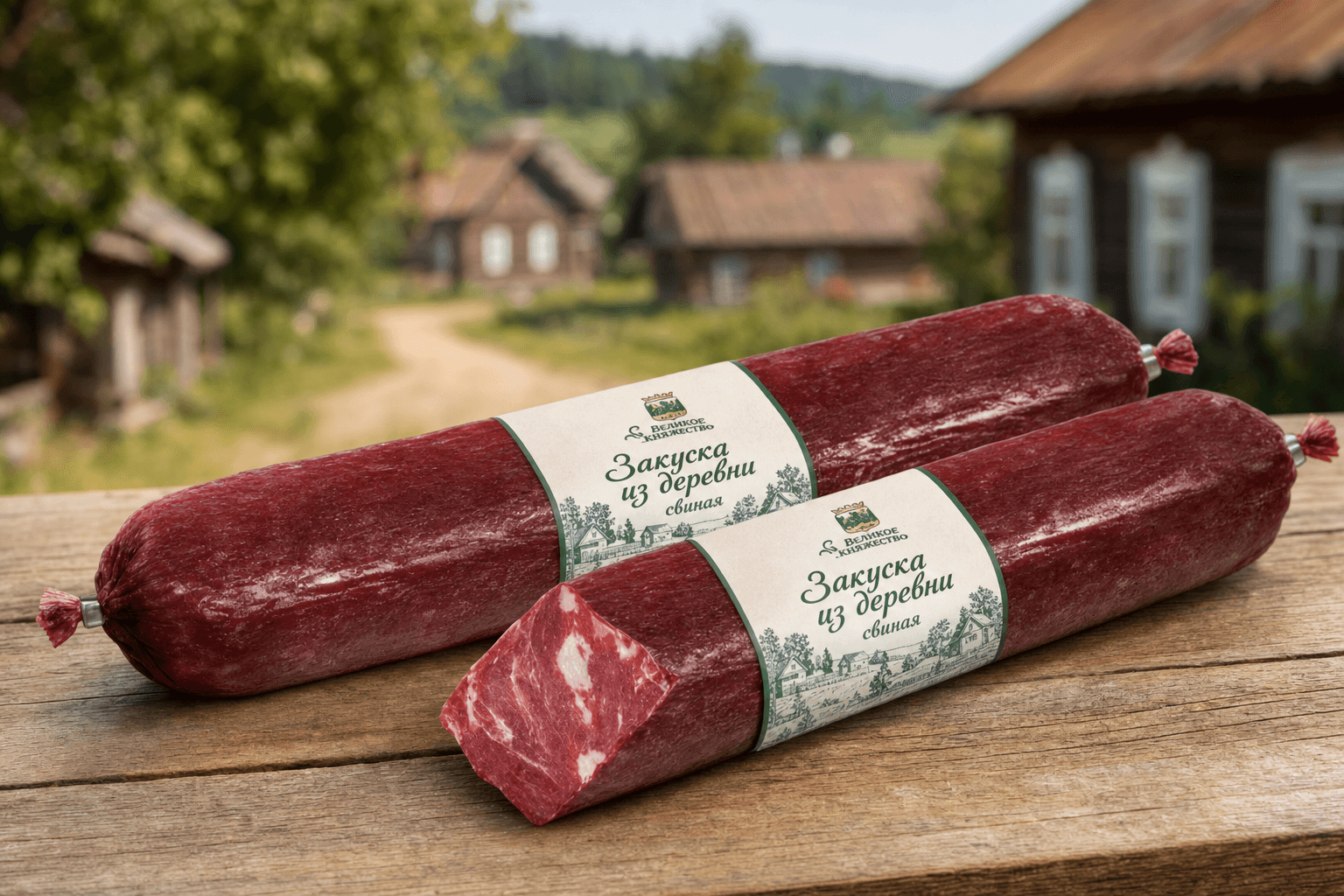 С/В "Закуска из деревни свиная" из свинины мясн. рубленый в/у Калинковичский МК