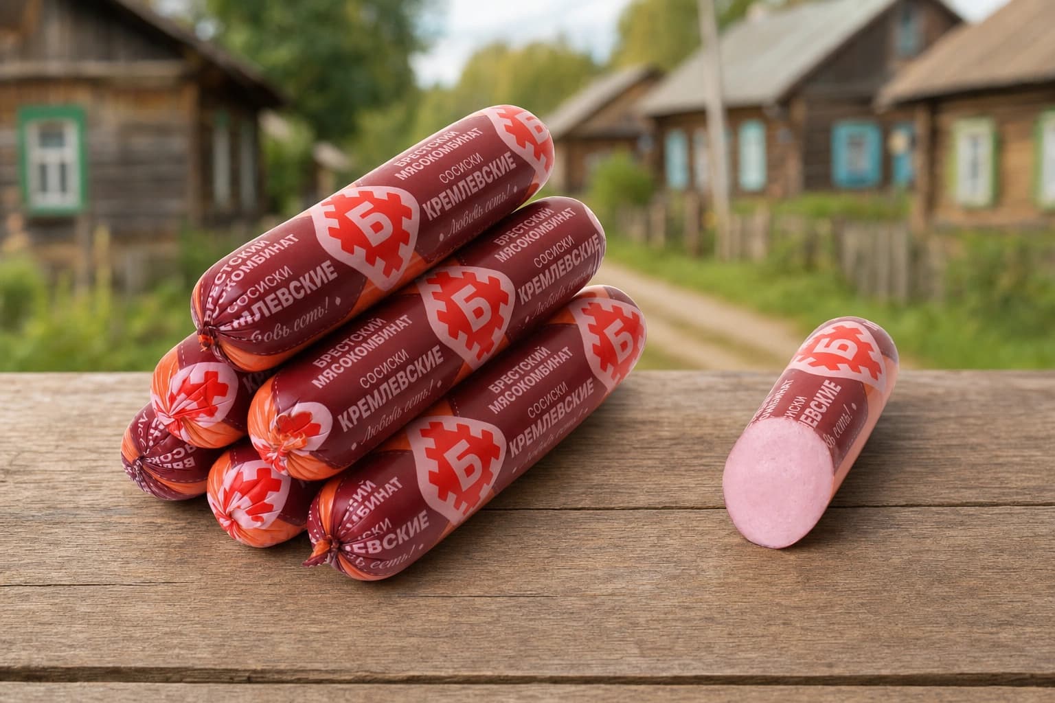 Сосиски "Кремлевские" в/с газ Брестский МК