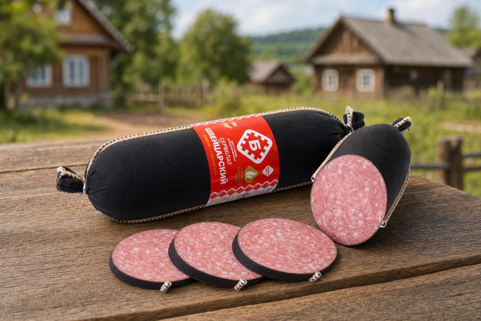 Колбаса в/к Сервелат Швейцарский салями в/с вак Брестский МК