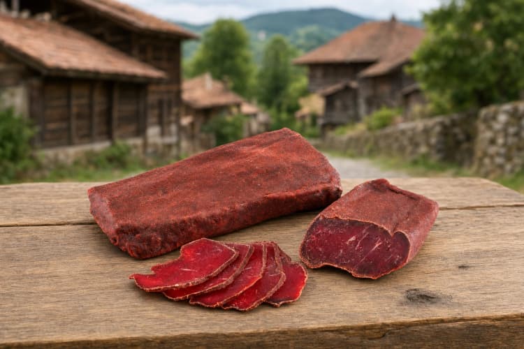 Продукт С/В "БАСТУРМА" из говядины мясной В/У Могилевский МК