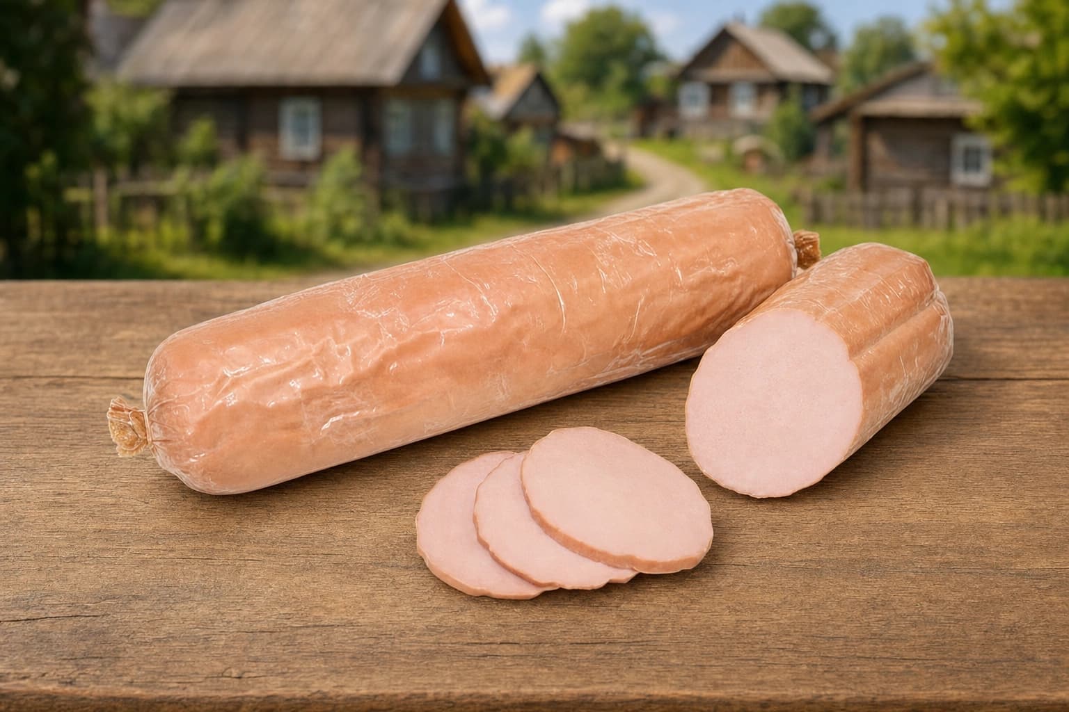 ВАР. мясная "КАК РАНЬШЕ" в/с МГС целлофан. обол. (Доктор.как раньше)(Пинск) 