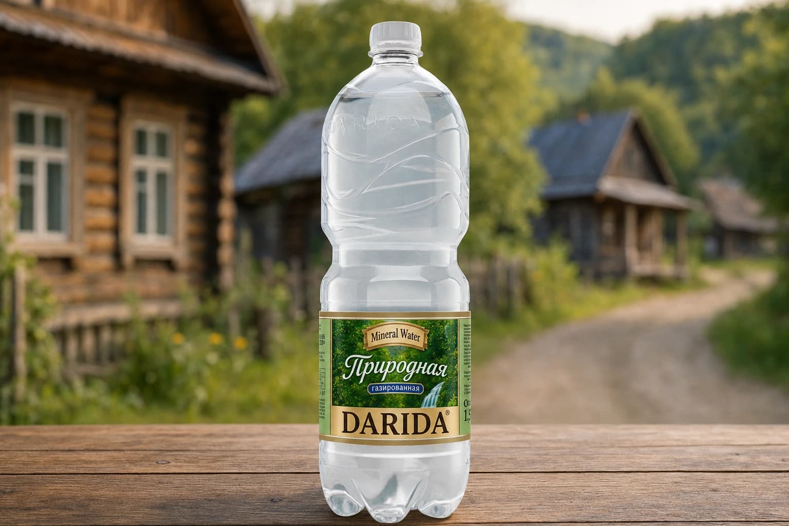 Вода минеральная природная лечебно-столовая питьевая "Дарида" газированная, 1.5л.
