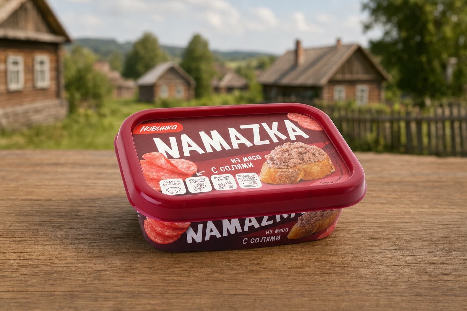 Намазка с салями изд мясораст вар.150г Брестский МК