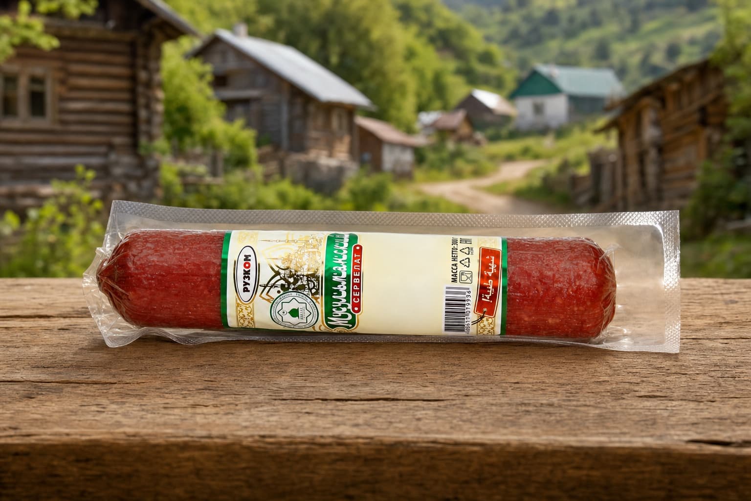Колбаса с/к Сервелат Мусульманский (Рузком)