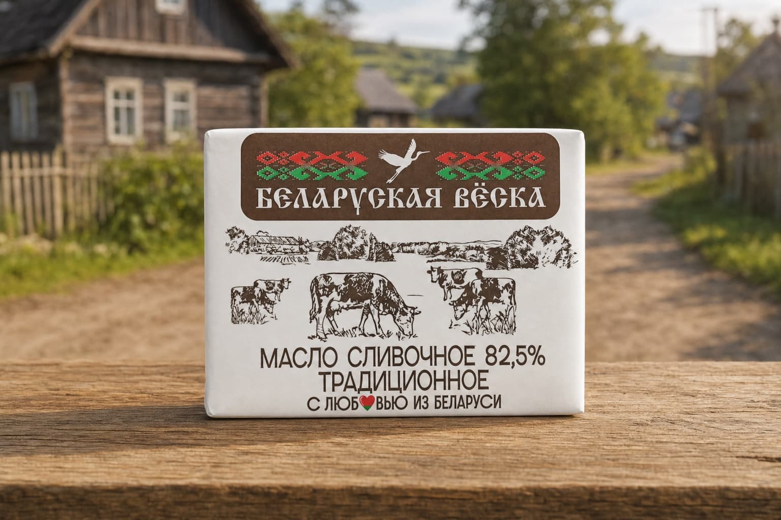 Масло "Беларуская Вёска" 82,5% фольга 160 г