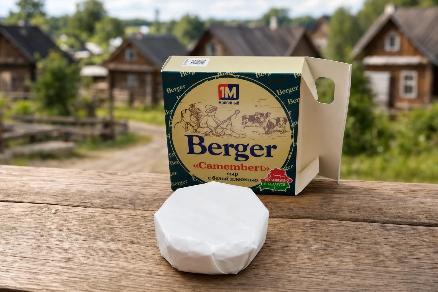 Сыр мягкий с белой плесенью "Камамбер" 50 %, 25 г. Berger 