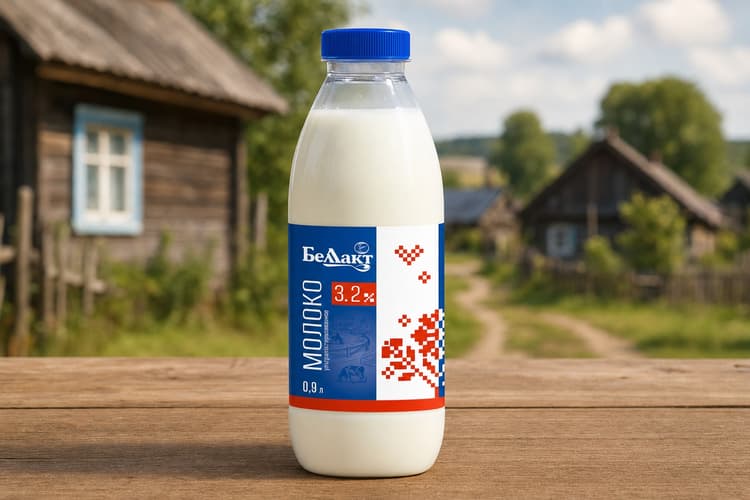Молоко ультрапастеризованное 3,2% 900мл. Беллакт