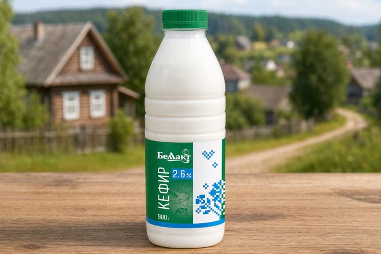 Кефир, массовая доля жира 2,6%, в полимерной бутылке, 900 г