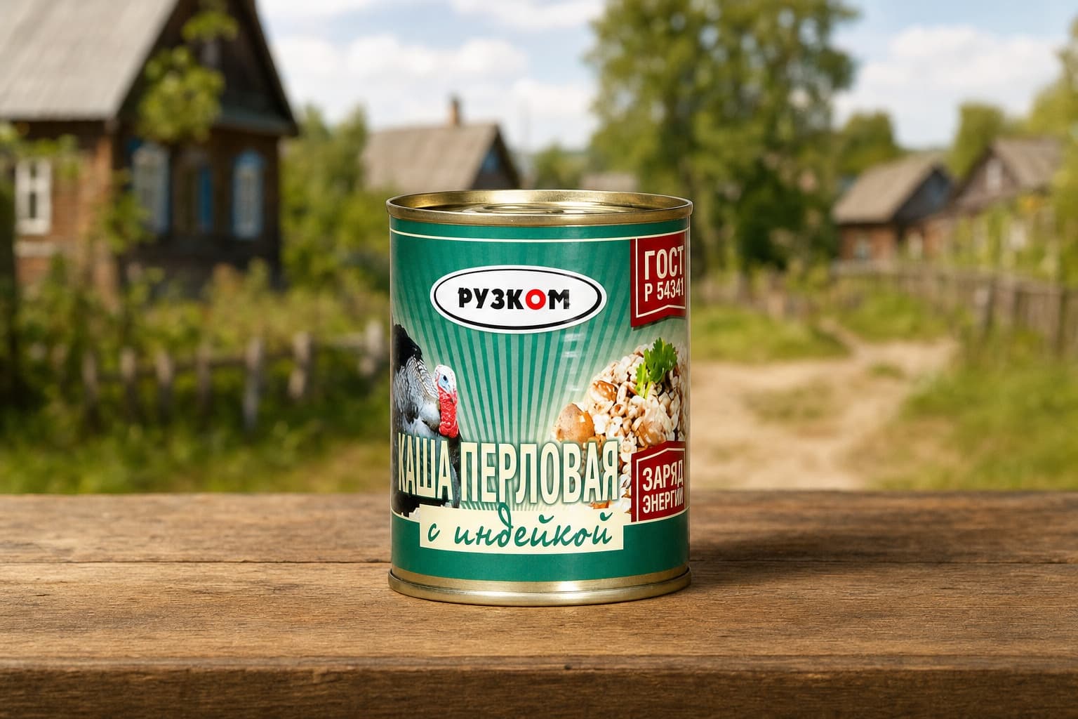 Каша перловая с индейкой ГОСТ ,0,338