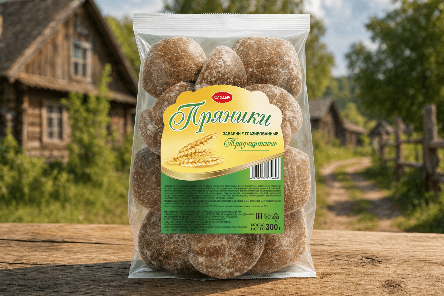 Пряники "Традиционные" 300г (Слодыч)