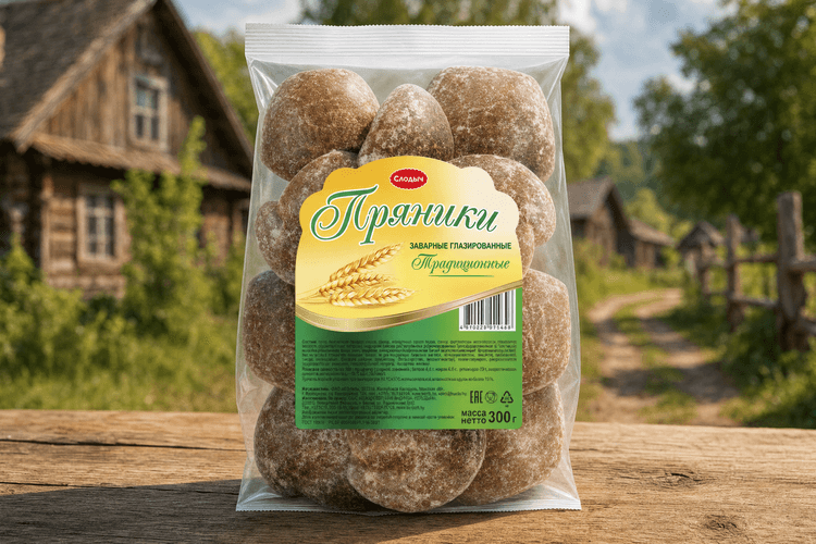 Пряники "Традиционные" 300г (Слодыч)
