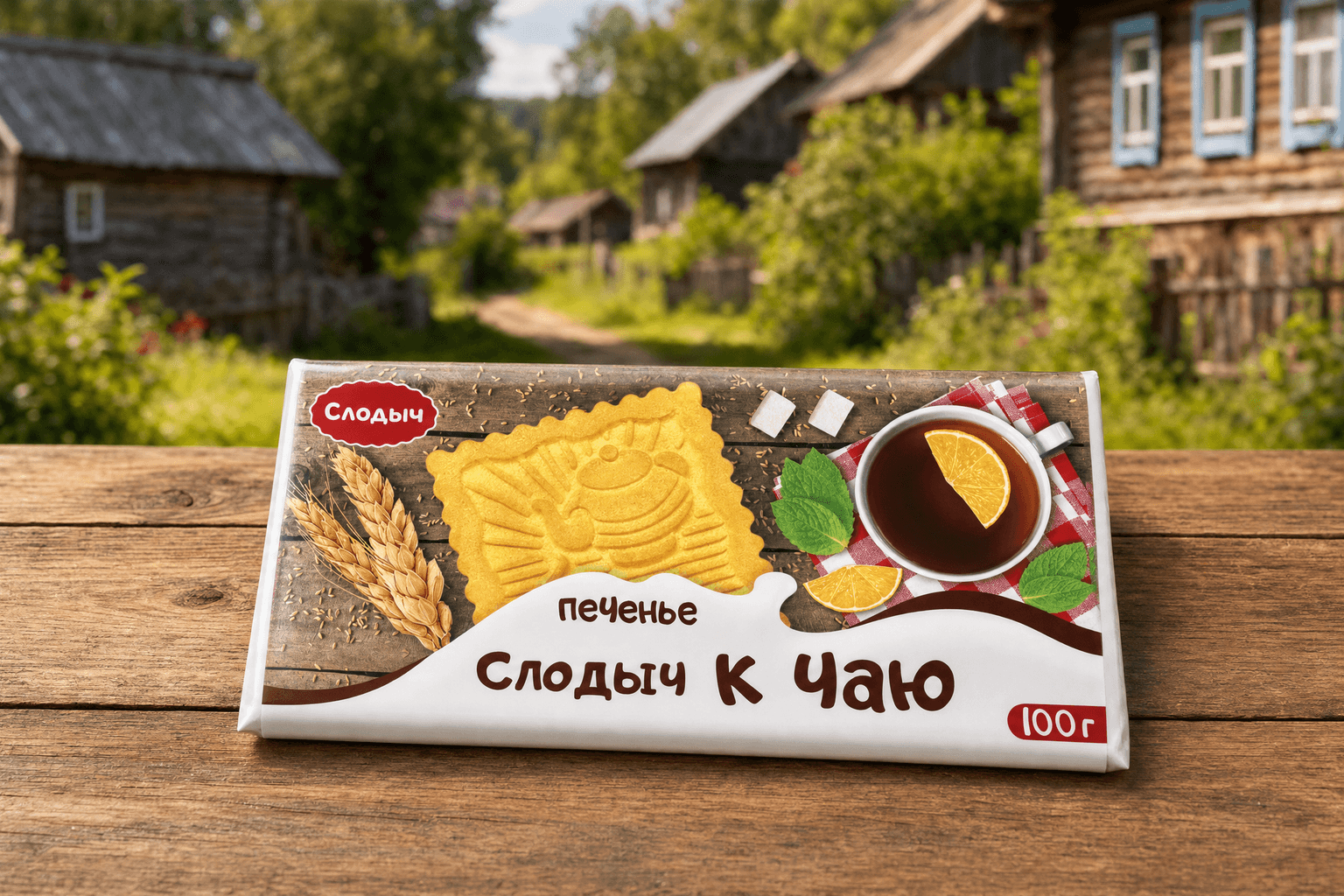 Печенье сахарное 100 г "Слодыч к чаю"