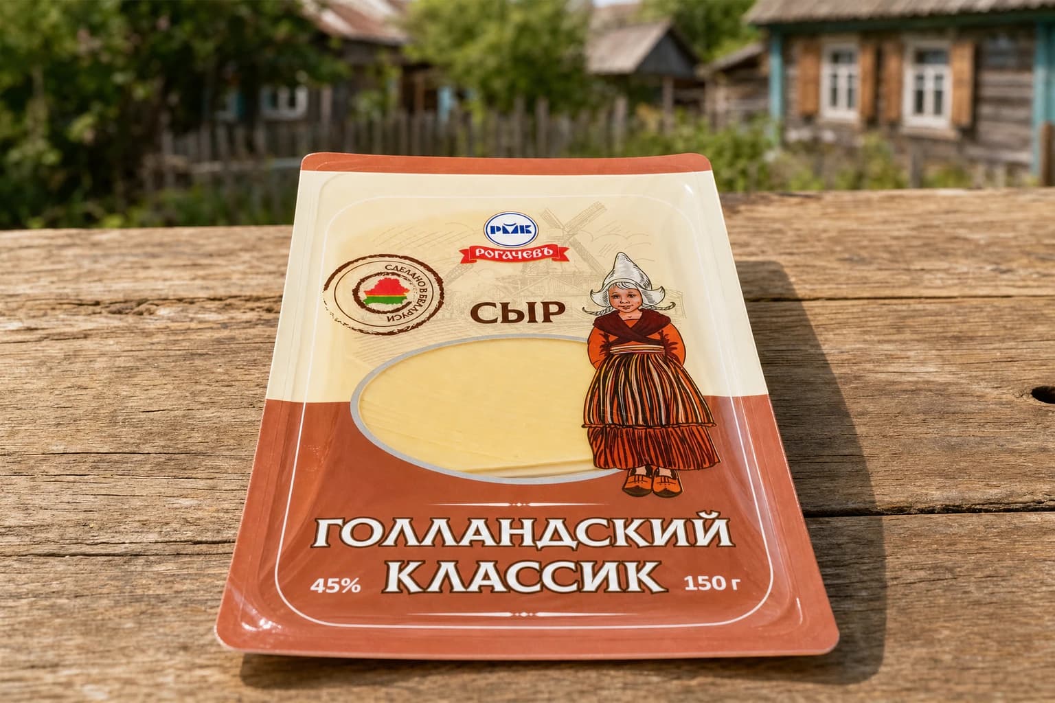 Сыр "Голландский Классик" м.д.ж. 45%, нарезка-слайс, 150 г,