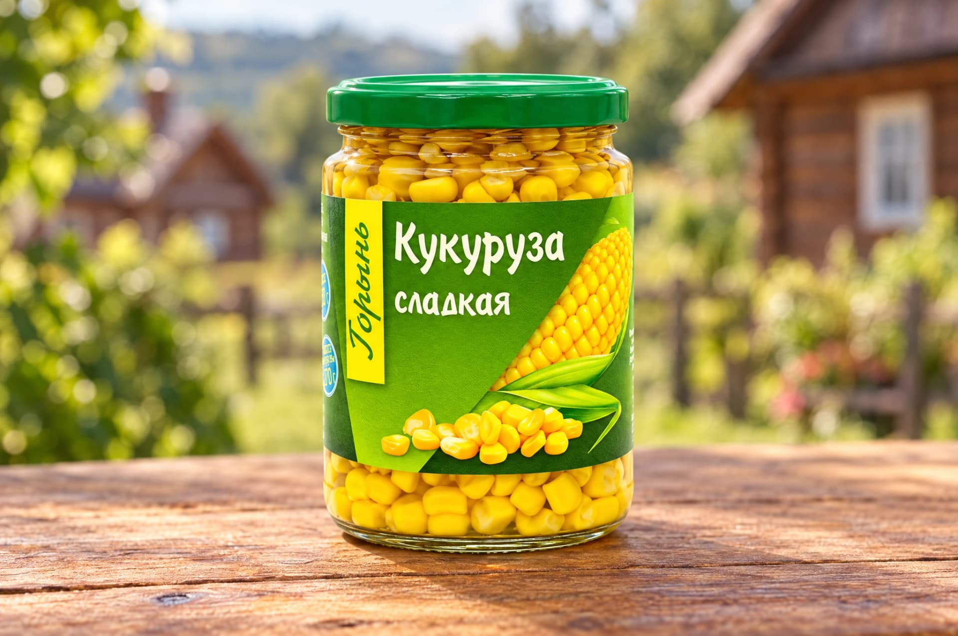 Кукуруза сахарная в зернах стерилизованная ТМ "ГОРЫНЬ"