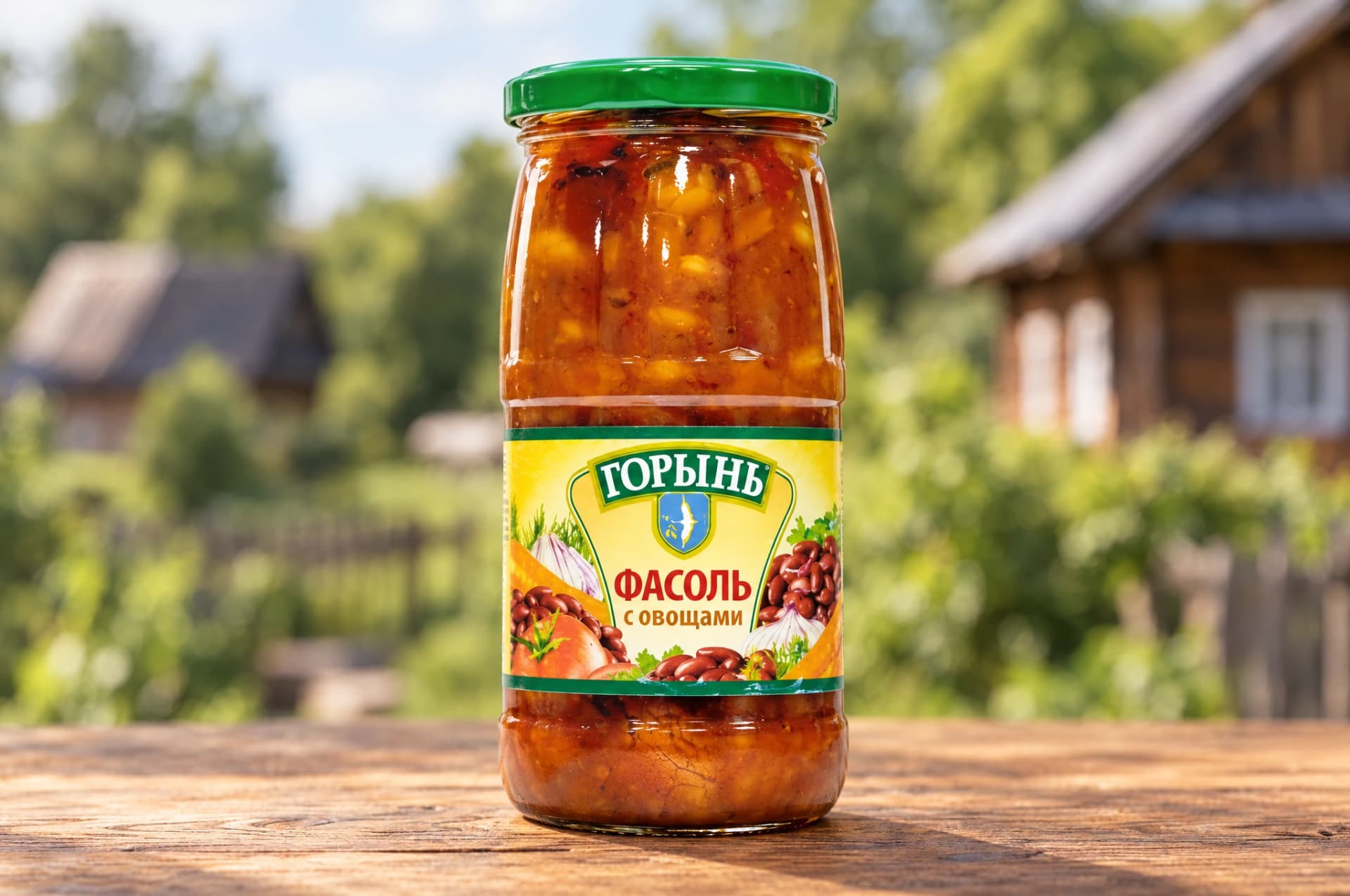 Фасоль с овощами ТМ "ГОРЫНЬ"